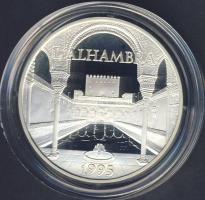 Franciaország 1995. 100Fr/15Ecu Ag "Alhambra" T:PP