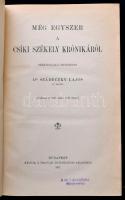 Értekezések a történelmi tudományok köréből. 36. kötet. Szerk.: Pauer Imre, Fejérpataky László. 
1....
