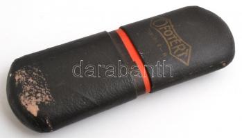 Régi gyermekszemüveg, sérült lencse, Ofotért papír tokban