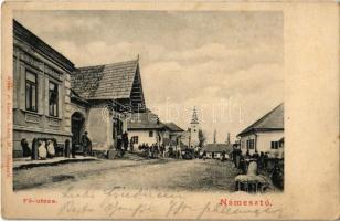 ~1900 Námesztó, Námestovo; Fő utca, Schein M. kiadása / main street