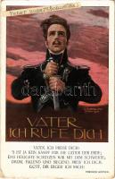 1915 Vater ich rufe dich / WWI German military propaganda art postcard s: O. Schindler (EK)