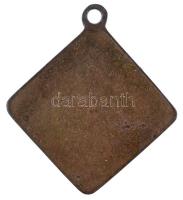 1914. "Világháború Emlék 1914" Br emlékmedál, szalag nélkül. Szign.: KS (25x25mm) T:2