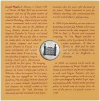 2009. 5Ft-200Ft "Haydn" (7xklf) forgalmi érme sor, benne "Joseph Haydn" Ag emlék...