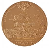 DN "Magyar Aranyóriások - III. Károly arany Szent György érme 1738" aranyozott Cu utánvere...