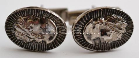 Román mandzsettagomb pár, dobozban