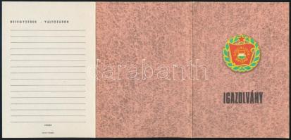 3 db kitöltetlen szocialista brigád igazolás