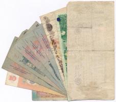 10db-os vegyes külföldi bankjegy tétel, közte főleg csehszlovák darabok T:III,III-
10pcs of various...
