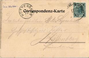 1902 Eberstein, general view with Eberstein Castle, shop of Franz Bein