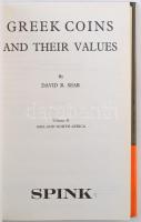 David R. Sear: Greek Coins and their values. Vol. 1-2. Spink, 2006. Mindkettő használt, de szép álla...