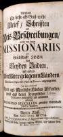 [Joseph Stöcklein]: Allerhand so Lehr- als Geist-reiche Brief, Schriften und Reis-Beschreibungen wel...