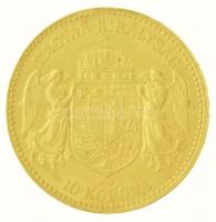 1911KB 10K Au "Ferenc József" (3,40g/0.900) T:1-,2 / Hungary 1911KB 10 Korona Au "Fra...