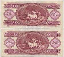 1984. 100Ft (2x) sorszámkövetők T:I-
Adamo F35