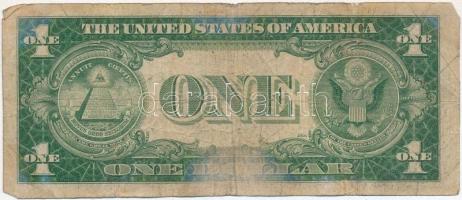 Amerikai Egyesült Államok 1934-1945. (1935A) 1$ "Silver Certificate - kisméretű" sárga pec...