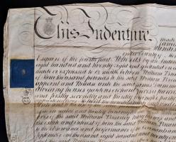 1836 Haszonbérleti szerződés James Daummont Esquire és William Handish Carr Esquire és megbízottjai ...