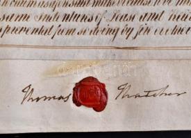 1836 Haszonbérleti szerződés James Daummont Esquire és William Handish Carr Esquire és megbízottjai ...