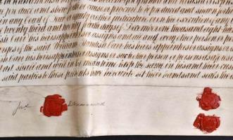 1836 Haszonbérleti szerződés James Daummont Esquire és William Handish Carr Esquire és megbízottjai ...