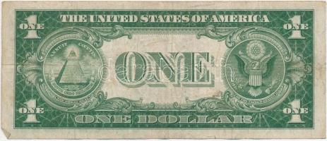 Amerikai Egyesült Államok 1935-1945. (1935A) 1$ "Silver Certificate - kisméretű", kék pecs...
