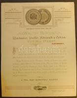 1892 Angol órás hirdetése (litho) 22x28cm / litho advertising