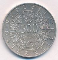 Ausztria 1984. 500Sch Ag "Stams-i ciszterci kolostor"  T:1-
Austria 1984. 500 Schilling A...