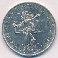 Mexikó 1968. 25P Ag Olimpia T:2 Mexico 1968. 25 Pesos Ag Olympiad C:XF Krause KM#479.1