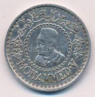 Marokkó 1956. 500Fr Ag V. Mohamed T:2 kis lapkahiba Morocco 1956. 500 Francs Ag Mohammed V C:XF small planchet error Krause Y#54