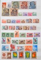 Gyűjtemény 1913-1962 blokkok  nélkül, nagyon sok postatisztával, jobb értékekkel 12 lapos nagyalakú ...