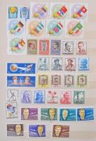 Gyűjtemény 1913-1962 blokkok  nélkül, nagyon sok postatisztával, jobb értékekkel 12 lapos nagyalakú ...