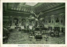 Budapest V. Grand Hotel Hungaria Nagyszálloda, téli kert, belső / Wintergarten (vágott / cut)