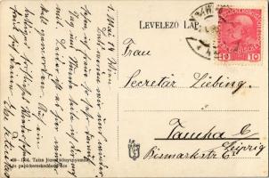 Pécs, M. kir. dohánygyár. Taizs József kiadása