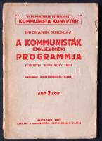 1919 A kommunisták programja