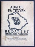 1964 Adatok és tények Budapest közlekedésének fejlődéséről