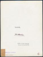 cca 1973 Csigó László: Raktár, pecséttel jelzett, vintage fotóművészeti alkotás, sarkán törésnyom, 2...