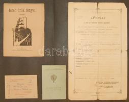 4 db judaika támájú papír