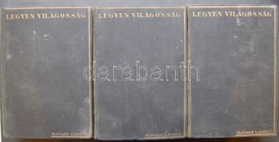 1938 Ravasz László: Legyen világosság I.-II.-III. kötet