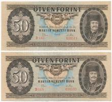 1969. 50Ft (5x) egyiken látványos papírránc T:III szép papír
Adamo F20