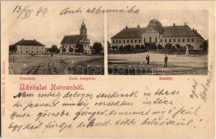1899 Hatvan, parókia, Grassalkovich kastély (Hatvany-Deutsch kastély), Katolikus templom