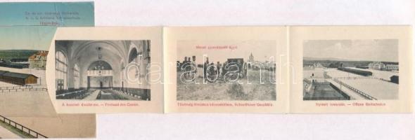 Hajmáskér, Cs. és kir. tüzérségi lövőiskola, nyitott lovardák. leporellolap / leporellocard (fa)