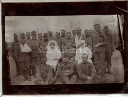 10 db I. világháborús katonákat, harcteret ábrázoló érdekes fotólap / 10 pcs WW. I. military RP card