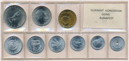 1981. 2f-10Ft (9xklf) érmés forgalmi sor fóliatokban T:1 Adamo FO14