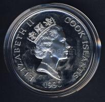 Cook szigetek 1990. 50$ Ag "Amerika 500 éve-inka herceg" T:PP