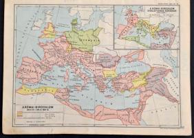 cca 1932 Barthos-Kurucz: Egyetemes történelmi atlasz, kiadja a M. Kir. Honvéd Térképészeti Intézet, ...
