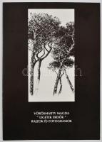 Vörösmarty Magda (1933-): Erdőrészlet. Tus, papír, jelzett (szárazpecsét), katalógussal, 23×31 cm