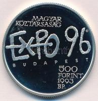 1993. 500Ft Ag "Expo 96 Budapest" T:PP 
Adamo EM131