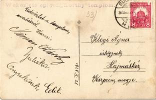 1928 Budapest XIX. Kispest, Wekerletelep, Református Horthy templom. photo