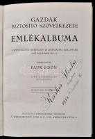 Paur Ödön (szerk.): gazdák Biztosító szövetkezete emlékalbuma. Bp., 1914, Sokszorosító Ipar Rt. Újrakötött egészvászon kötés, jó állapotban.