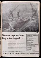 cca 1967-1968 Holland Shipbuilding folyóirat, 1967-1968,16. évfolyam, 1-12. számok. Számos fekete-fe...