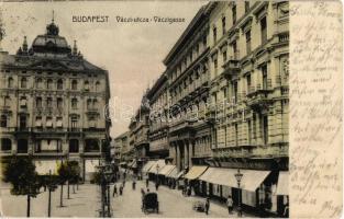 1905 Budapest V. Váci utca, Neymon János, Slaschek Conrad üzlete