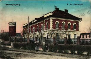 1915 Sátoraljaújhely, M. kir. dohánygyár + Zensuriert K.u.K. Infanterieregiment No. 6. Feldpostamt 105.