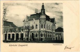 1899 Szeged, Tűzoltó laktanya. Schulhof Károly kiadása