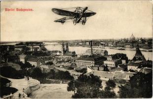 Budapest I. Víziváros, Bleriot repülőgépe  (EK)